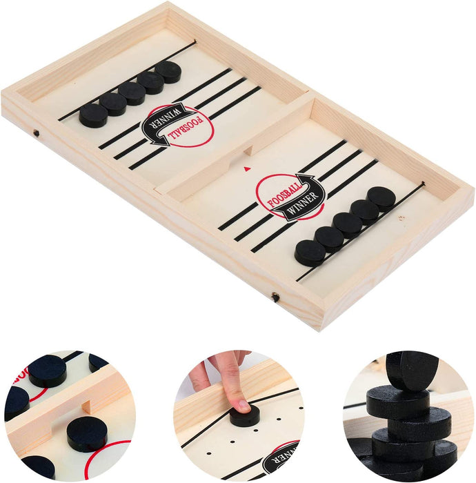 Wooden Sling Hockey Board Game