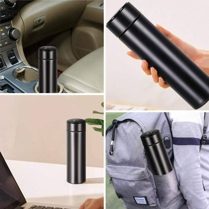 TEMPSMART™ - LCD INSULATED STAINLESS STEEL FLASK