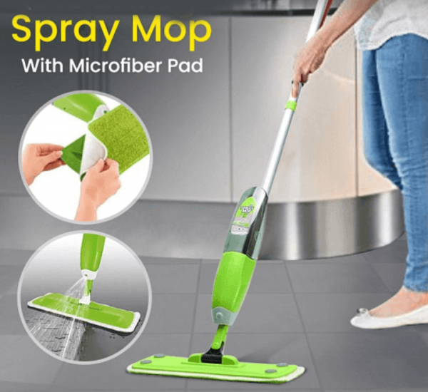 WIPE BRIGHT™ - DISINFECTANT SPRAY MOP